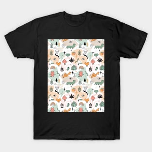 Funny doodle cats T-Shirt